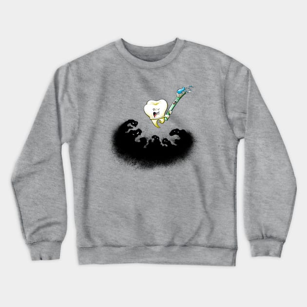 The Cavity Fighters Crewneck Sweatshirt by csharron